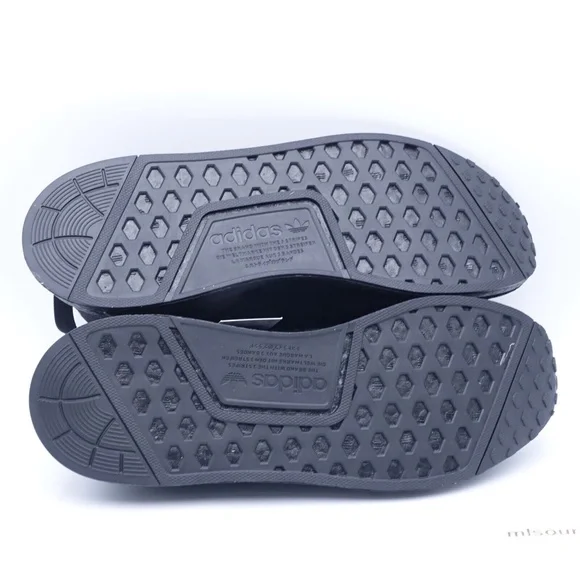 NEW adidas Originals NMD_R1 V2 Sneakers HP3251 Core Black/Gold - Picture 7 of 8